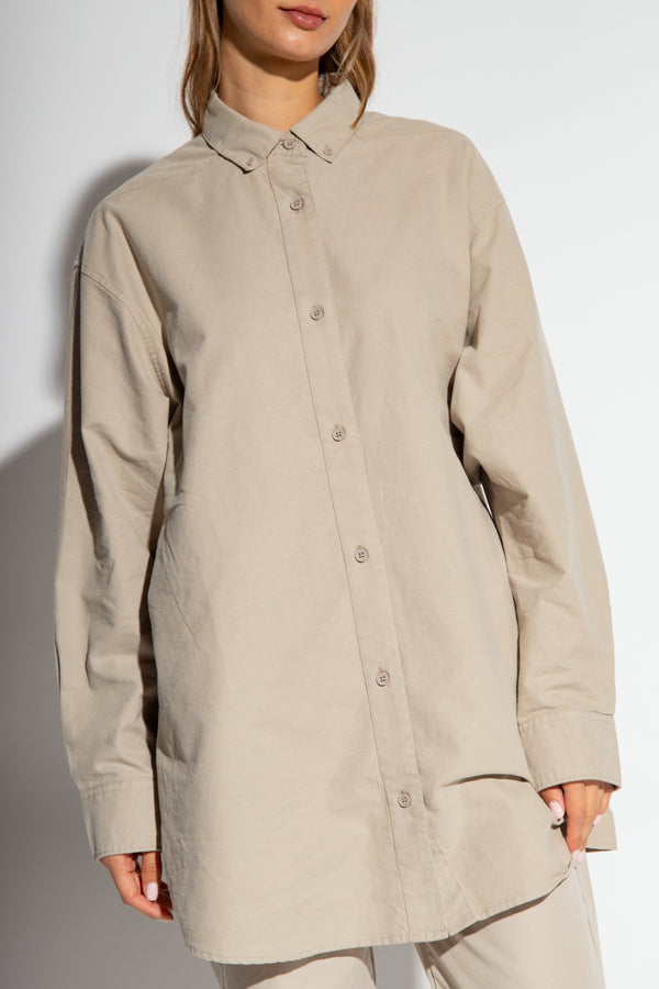 Women's Smoke Oxford Button Down Shirt