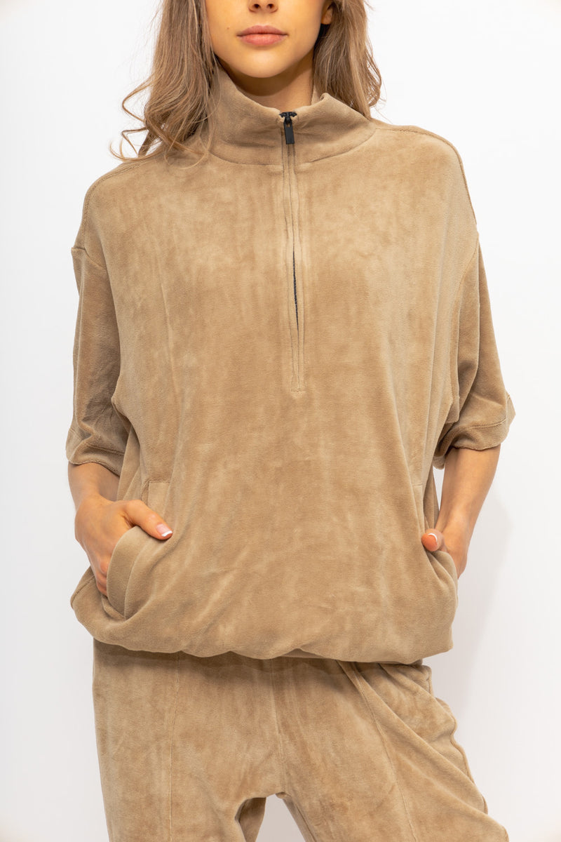 WOMEN MOCKNECK OAK