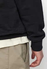 LOOSE HOODIE - BLACK