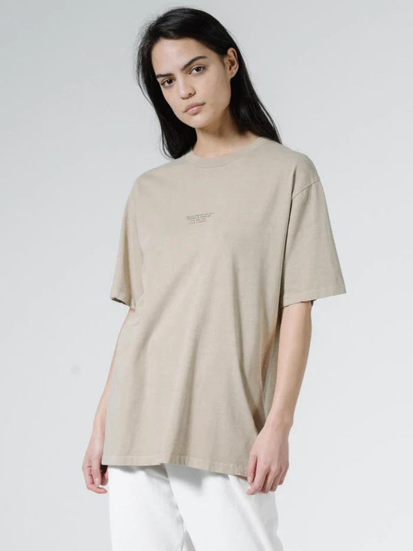 ESTABLISHED MERCH FIT TEE-VINTAGE KHAKI