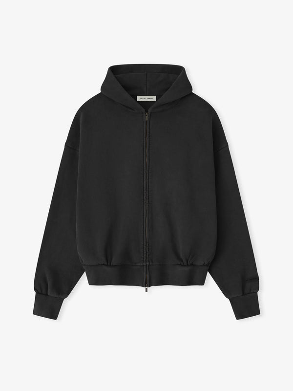 CLASSIC FULL ZIP HOODIE - VINTAGE BLACK