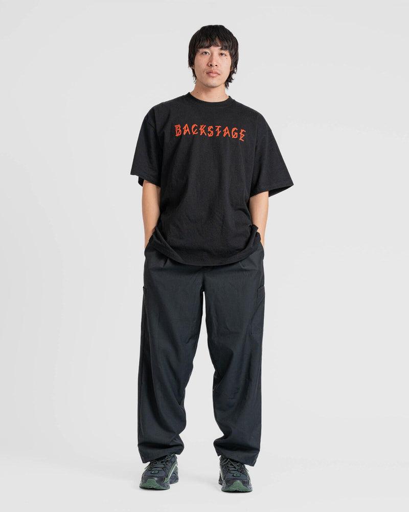 BLACKSTAGE RED TEE  BLACK