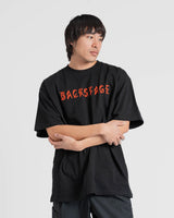 BLACKSTAGE RED TEE  BLACK