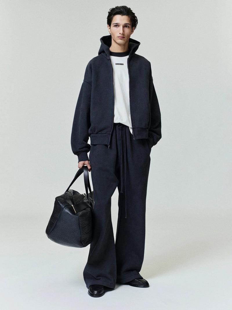 CLASSIC FULL ZIP HOODIE - VINTAGE BLACK