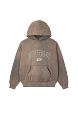 HEAVY WEIGHT FLEECE HOODIE - GRAY