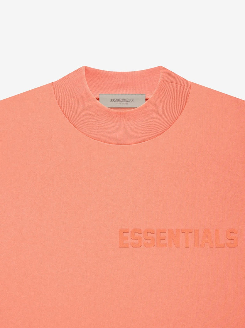 Cotton Long Sleeve T-Shirt TEE-CORAL