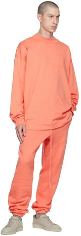 Cotton Long Sleeve T-Shirt TEE-CORAL