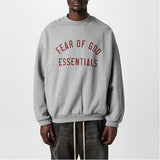 FLEECE CREWNECK - DARK HEATHER