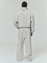 BONDED CANVAS WORK PANT - ABBEY STONE