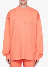 Cotton Long Sleeve T-Shirt TEE-CORAL