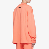 Cotton Long Sleeve T-Shirt TEE-CORAL