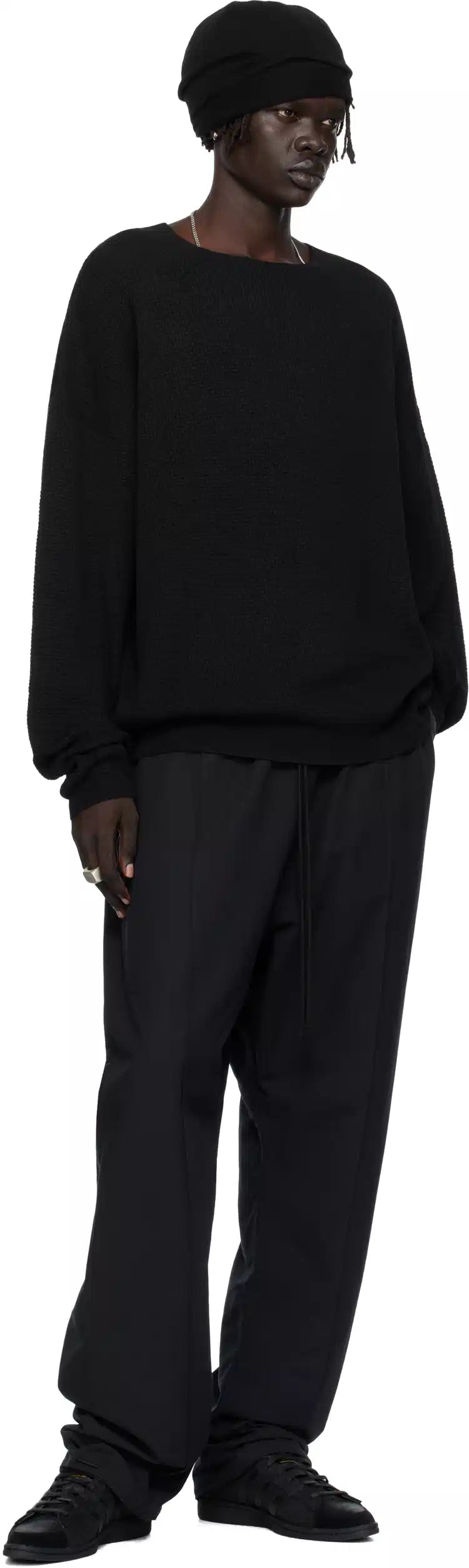 OXFORD RELAXED TRACKPANT - JET BLACK