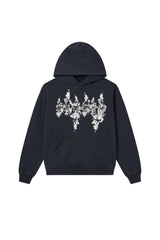 GOTHIC FLAMES - HEAVY WEIGHT FLEECE HOODY