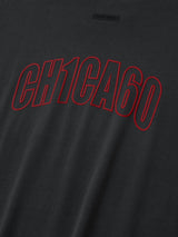 CHICAGO 90'S TEE - IRON GREY