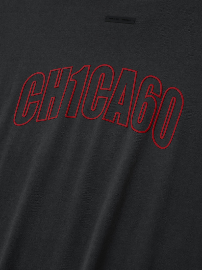 CHICAGO 90'S TEE - IRON GREY