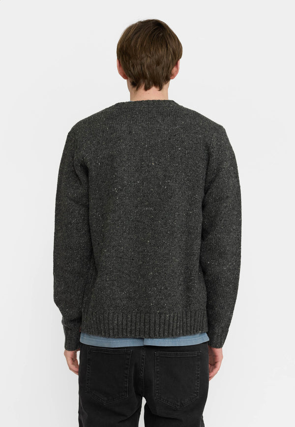 KNIT CARDIGAN - BLACK