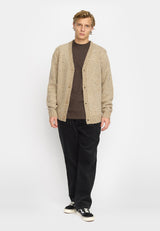 KNIT CARDIGAN - OFFWHITE