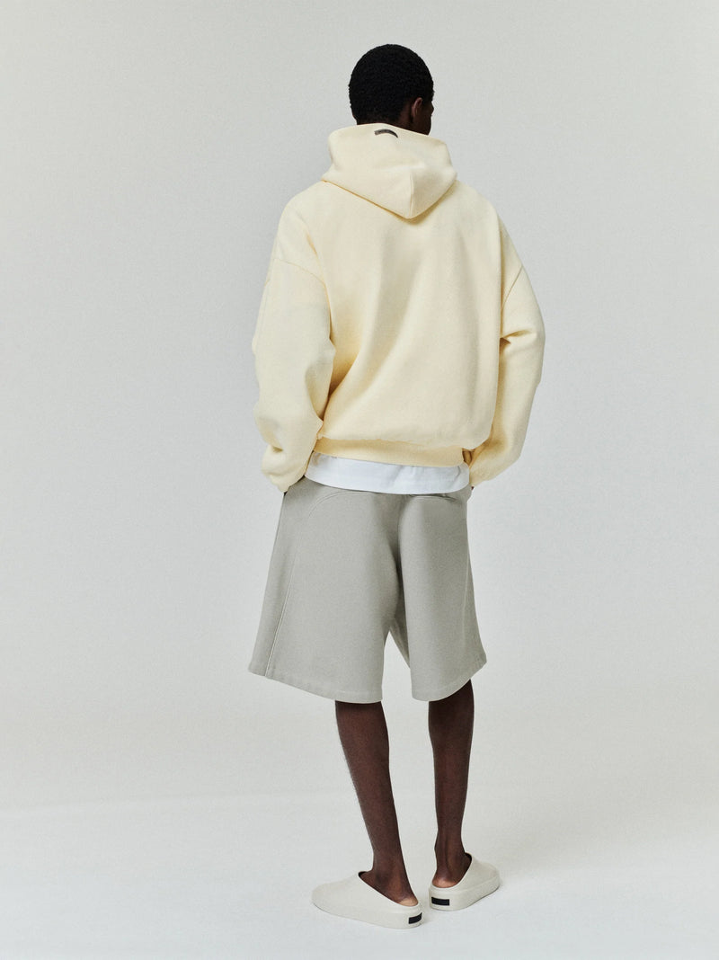 90S FIT FLEECE HOODIE - MOSS