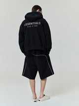 CLASSIC FIT FLEECE ZIP - JET BLACK