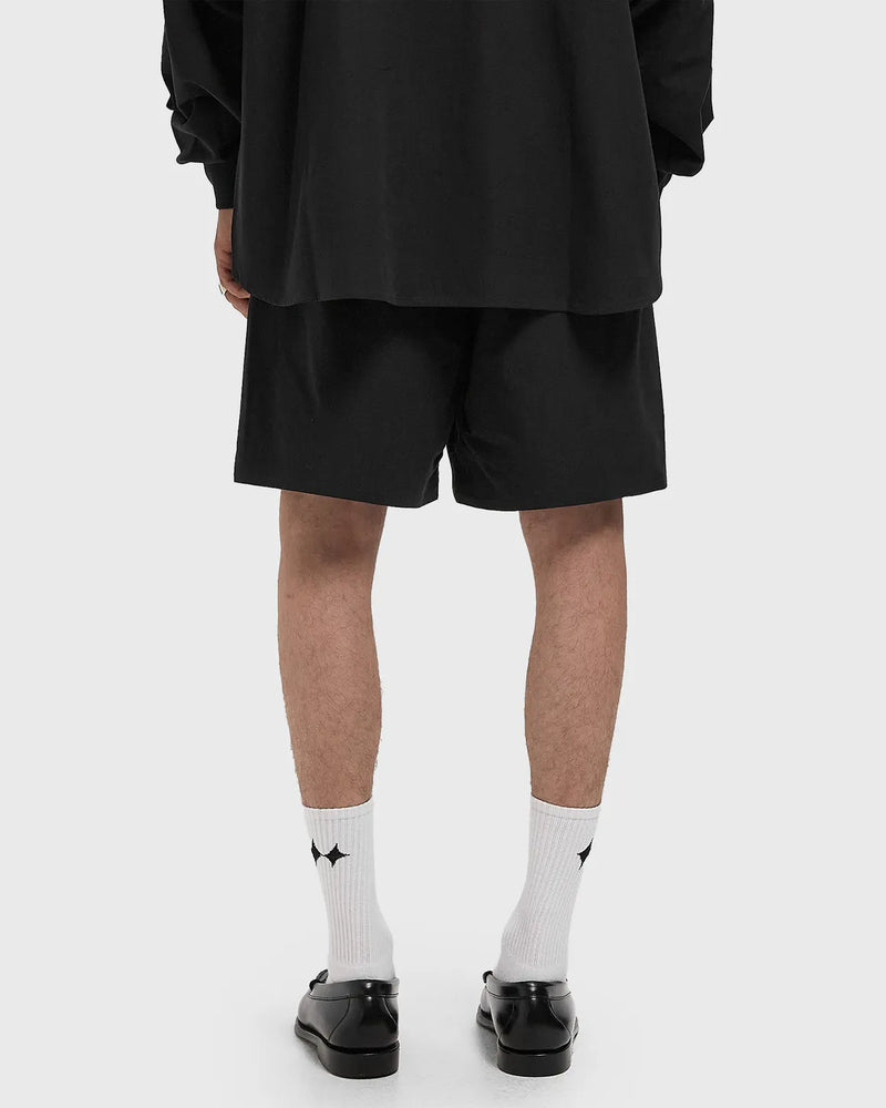 OXFORD SOCCER SHORTS - JET BLACK