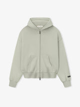 CLASSIC FIT FLEECE ZIP - ABBEY STONE