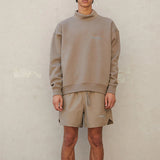 PULLOVER MOCKNECK HARVEST