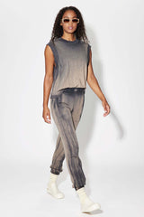 BROOKLYN SWEATPANT FOSSIL MIX