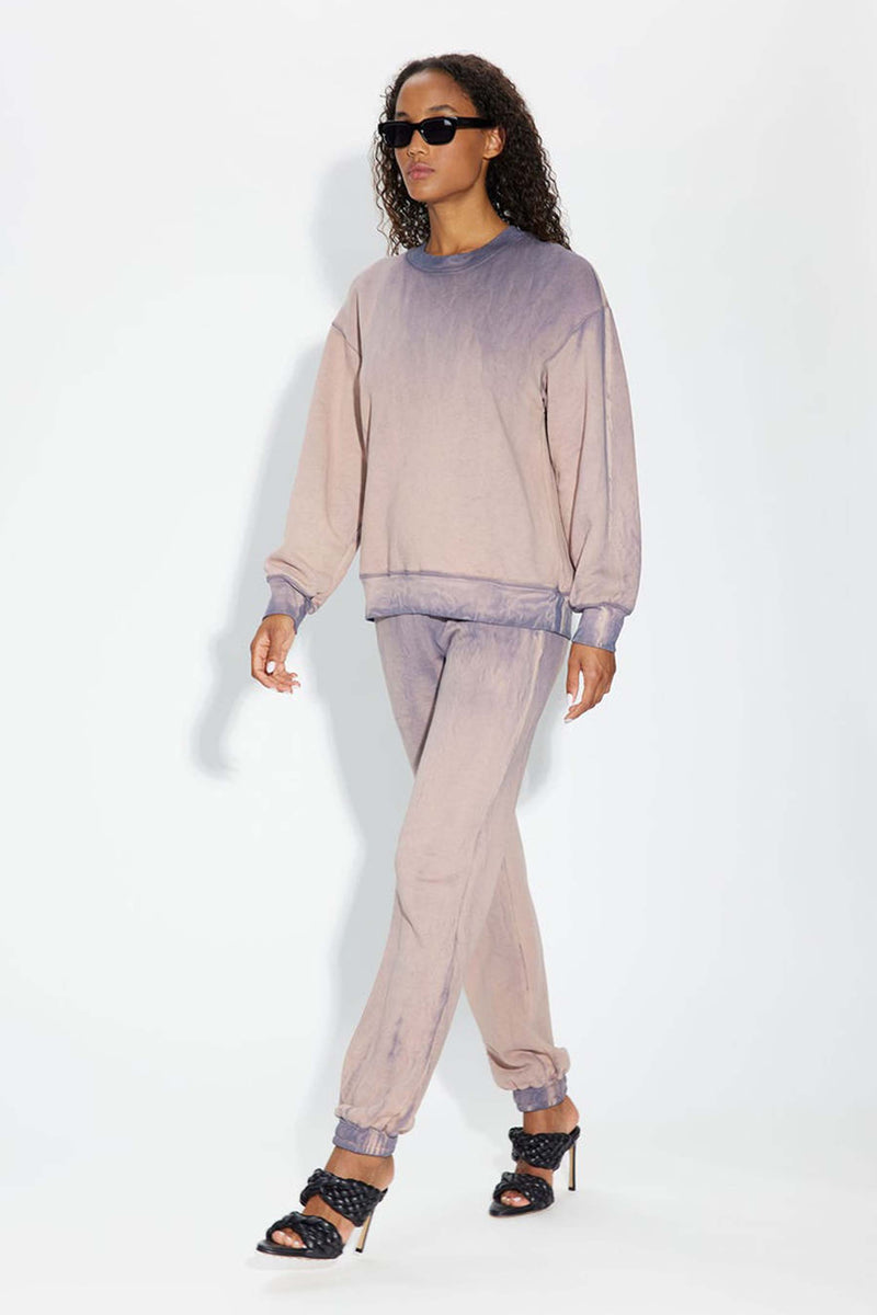 BROOKLYN SWEATPANT EGGPLANT MIX