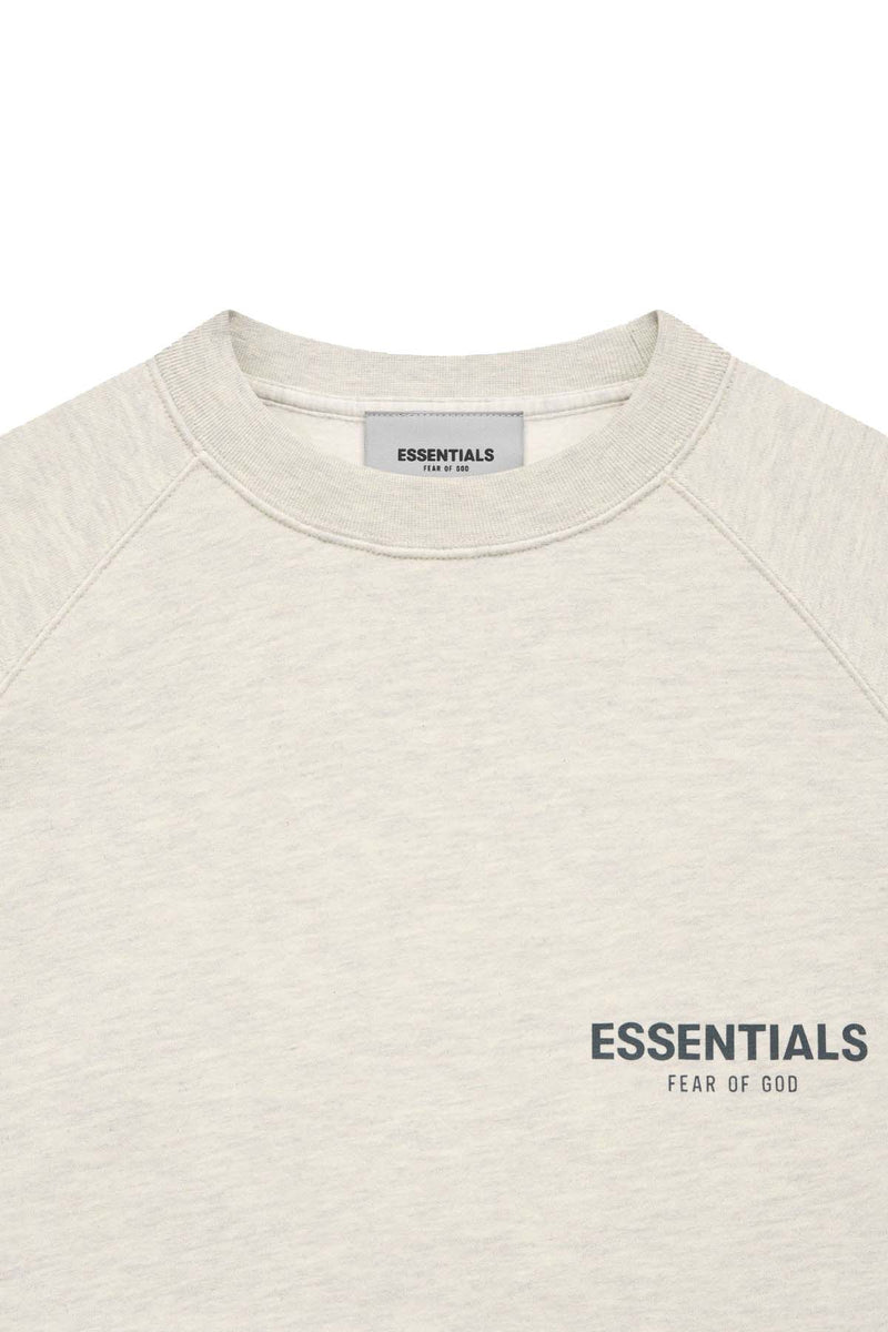 PULLOVER CREWNECK LIGHT HEATHER OATMEAL