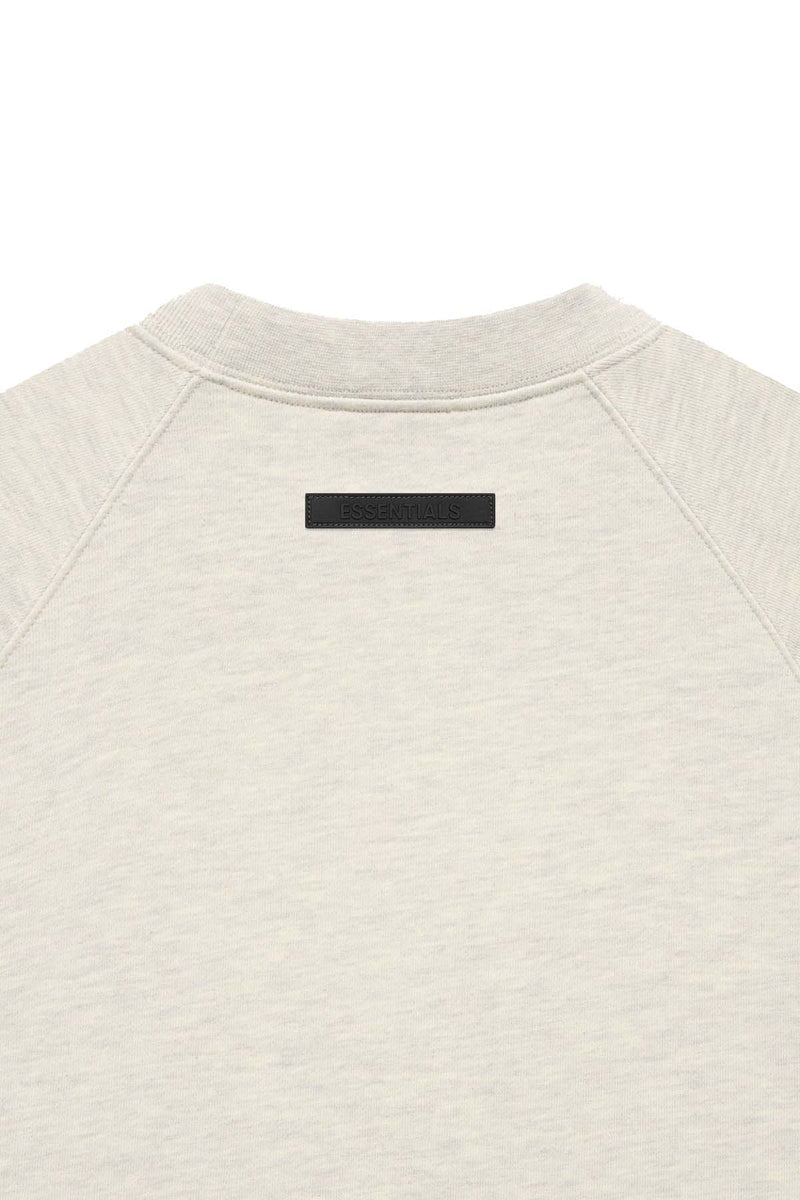PULLOVER CREWNECK LIGHT HEATHER OATMEAL