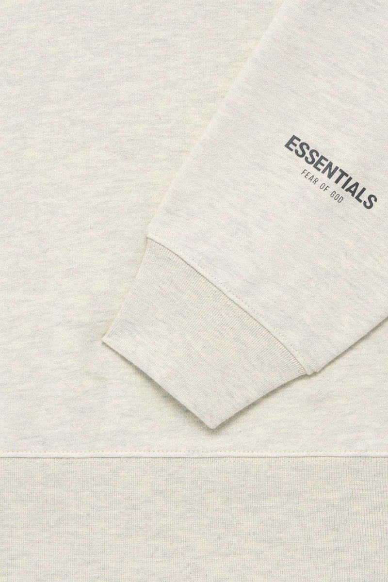 PULLOVER CREWNECK LIGHT HEATHER OATMEAL