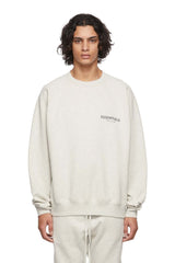 PULLOVER CREWNECK LIGHT HEATHER OATMEAL