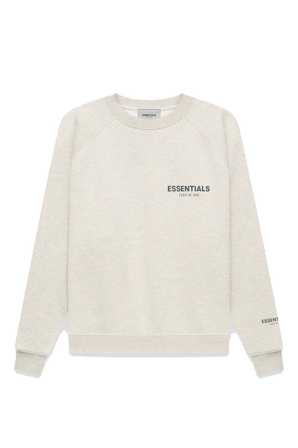 PULLOVER CREWNECK LIGHT HEATHER OATMEAL