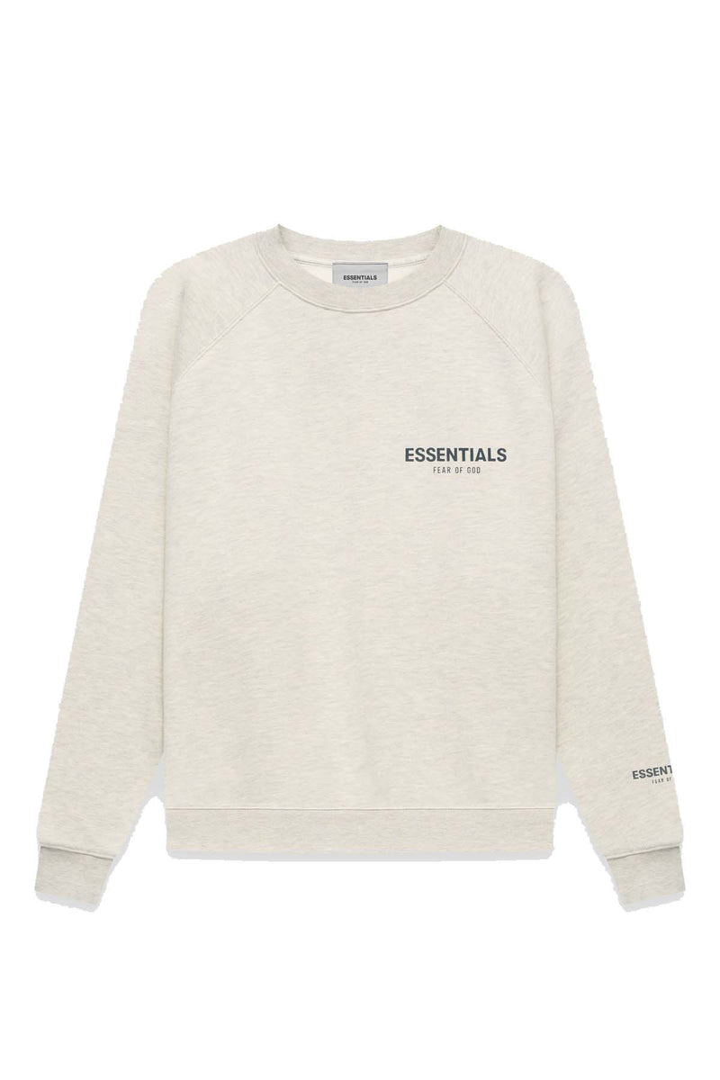 PULLOVER CREWNECK LIGHT HEATHER OATMEAL