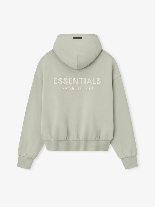 CLASSIC FIT FLEECE HOODIE - ABBEY STONE