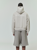 CLASSIC FIT FLEECE HOODIE - TIMBER