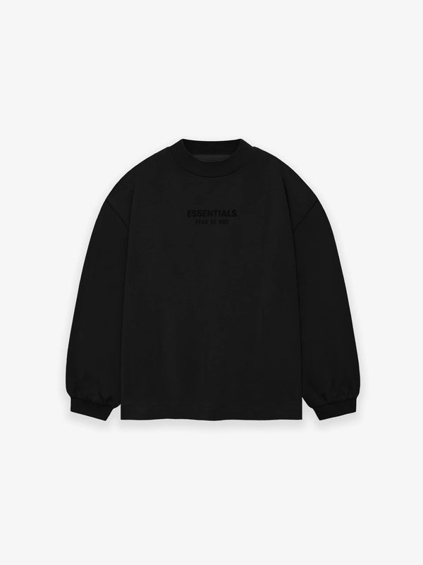 KIDS LONG SLEEVE TEE JET BLACK