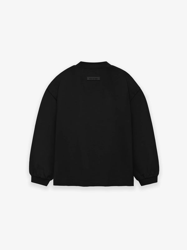 KIDS LONG SLEEVE TEE JET BLACK