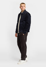 PADDED CORDUROY JACKET - DARK NAVY