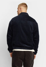 PADDED CORDUROY JACKET - DARK NAVY