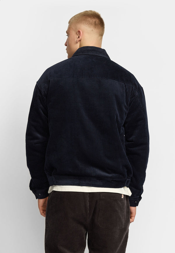 PADDED CORDUROY JACKET - DARK NAVY