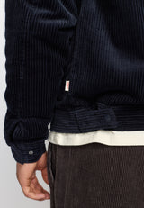 PADDED CORDUROY JACKET - DARK NAVY