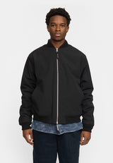PADDED BOMBER JACKET - BLACK