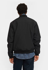 PADDED BOMBER JACKET - BLACK