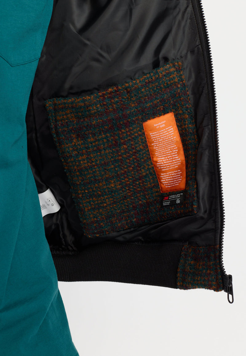 BOMBER JACKET - DARK GREEN