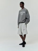 90'S FIT FLEECE CREW - JET BLACK