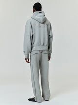 CLASSIC FIT FLEECE ZIP - CONCRETE HEATHER
