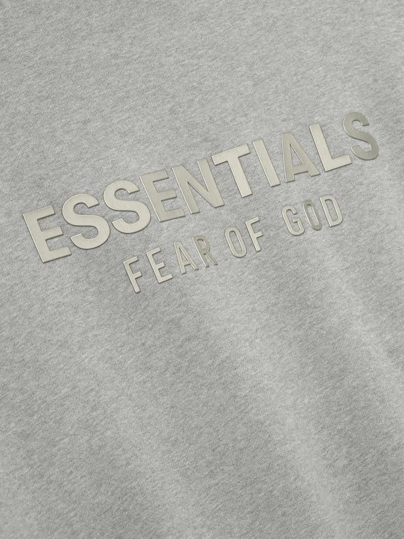 CLASSIC FIT FLEECE HOODIE - CONCRETE HEATHER
