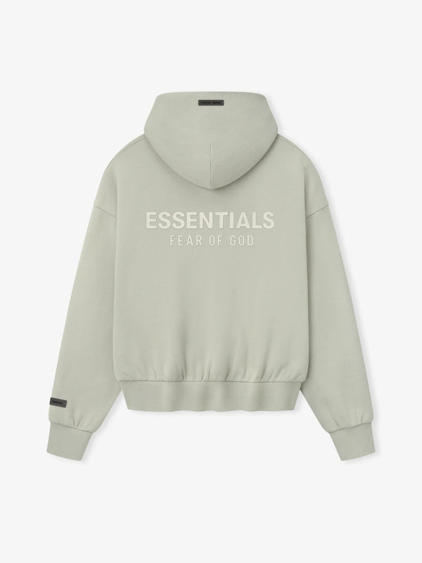 CLASSIC FIT FLEECE ZIP - ABBEY STONE