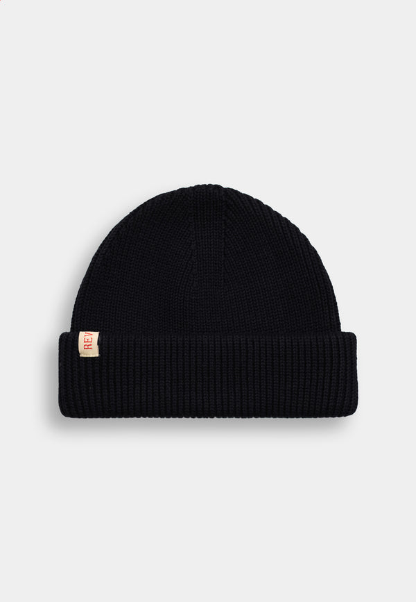 FISHERMAN BEANIE - BLACK